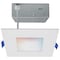 Satco 9W LED DW LP DL - 4 in. Square - Starfish IOT Tunable White and RGB - 120V 90 CRI White S11561 - alternate 1